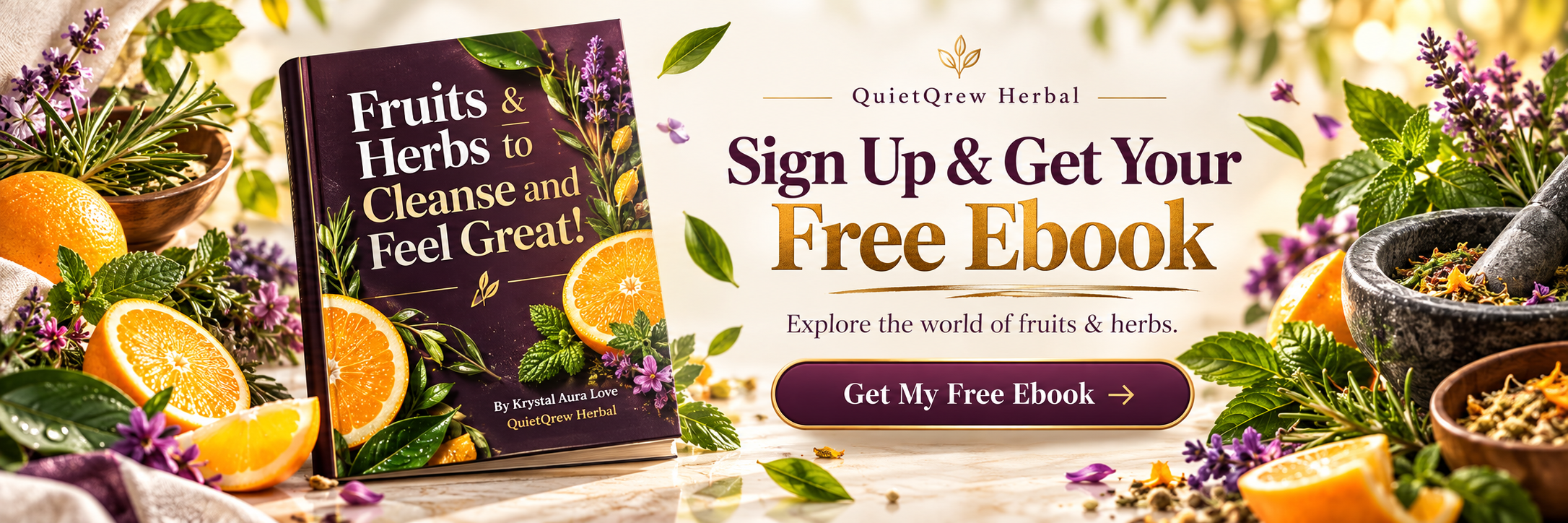 Fruits & Herbs to Cleanse and Feel Great — get the free ebook